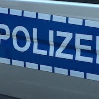 Polizei-Schriftzug