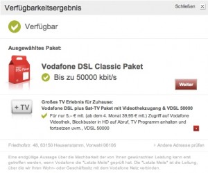 Vodafone VDSL