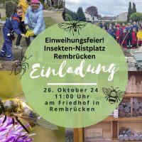 Einweihung Insekteninsel