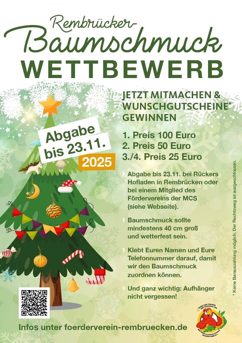 Baumschmuckwettbewerb