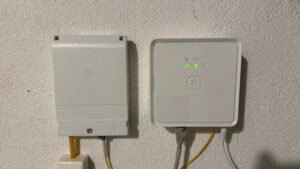 Glasfaserverbindung steht ...